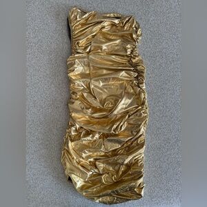 Metallic Gold Dress Size L